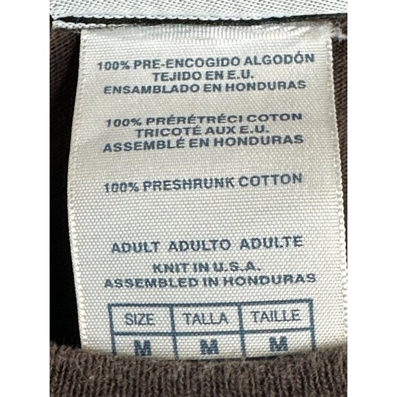 Orange County Choppers Brown Motorcycle Graphic T-Shirt Double Sided Sz M - Picture 6 of 9